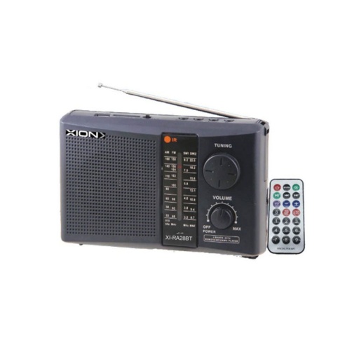 Radio Clasica Xion Am/fm Portatil C/bt Pilas & 220V Xi-Ra28B