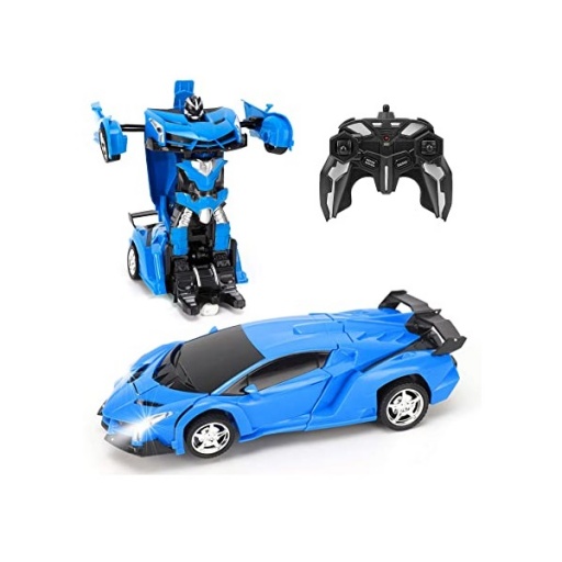 Auto Transformer A Control Remoto Azul